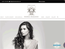 Tablet Screenshot of andreamarando.com